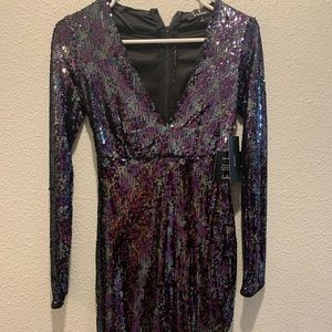 Lulus Sequin Party Dress
